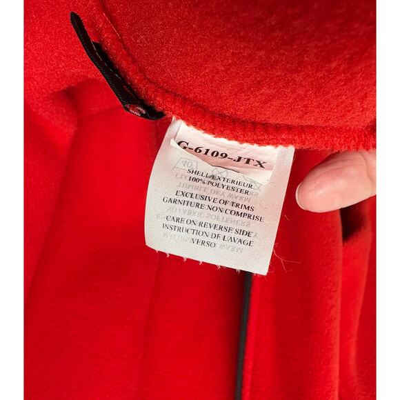 Red Marker Fleece, Full Zip Jacket, Zipper Pockets, Layering, Men's Size XL - Picture 6 of 7